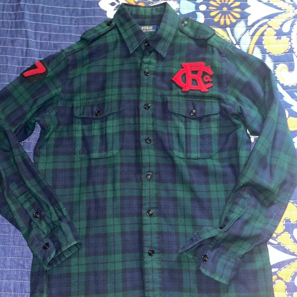 Polo Ralph Lauren casual button down patch shirt